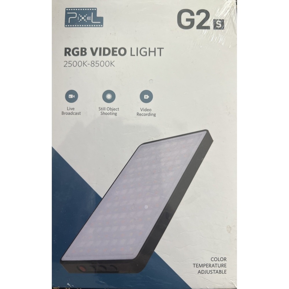Pixel G2S RGB Video Light 4000mAh LED Camera Light Panel Sealed New